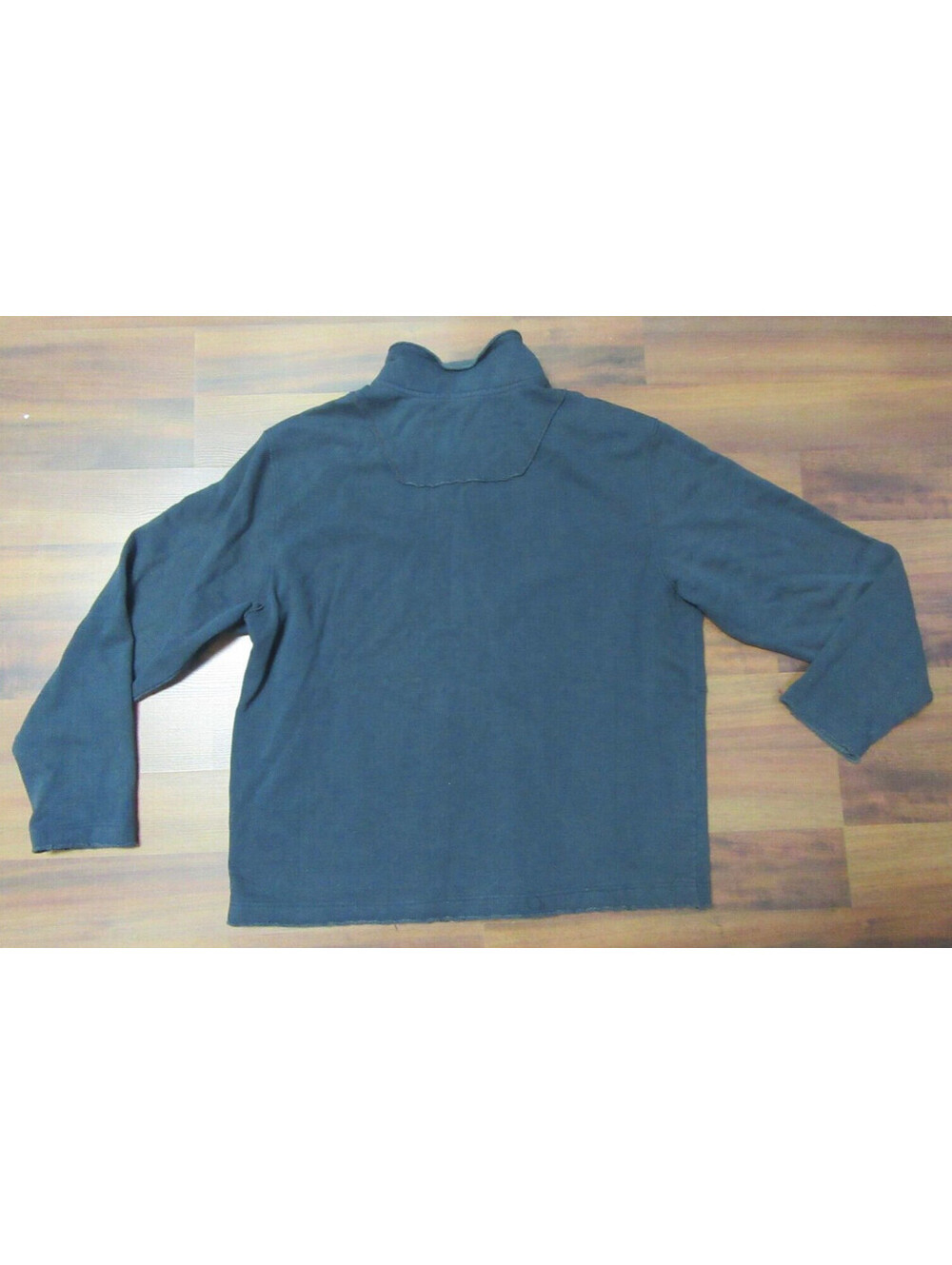 REI Full Zip Men's Mock Neck XL Sweater Navy Blue Long Sleeve Fleece - Picture 4 of 4